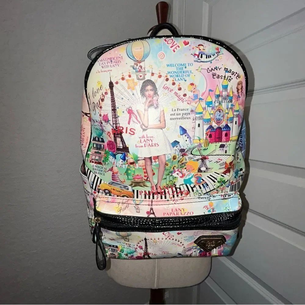 Lany Only Lany Statement Zipper Closure Backpack